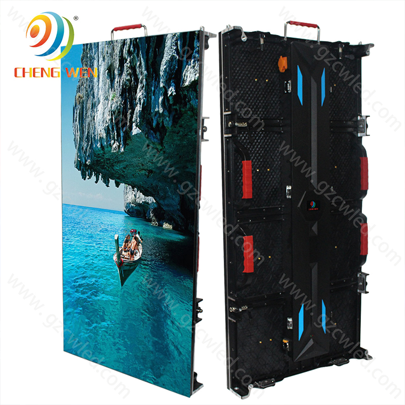 outdoor P2.976 led screen display with rental panels