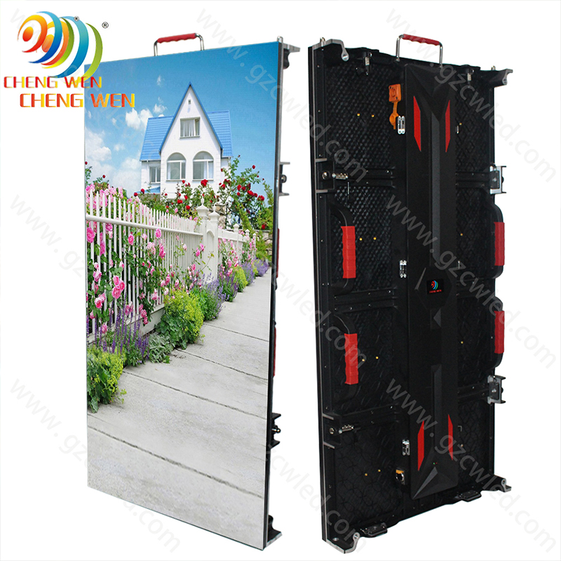 Outdoor P5.95 500*500/500*1000mm led screen display with rental panels